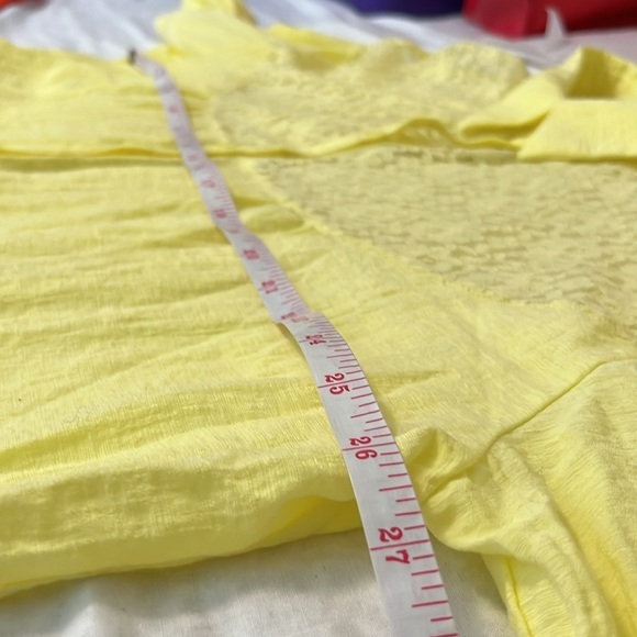 Free People Lace Combo Button Down Top - Picture 8 of 11